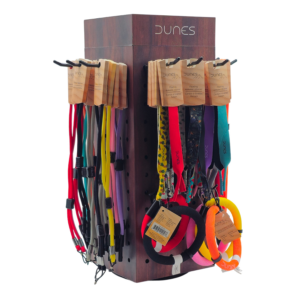 Image Dunes-Présentoir de comptoir rotatif avec 24 crochets